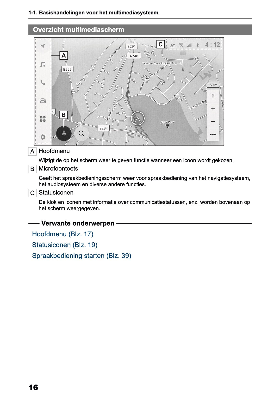 2025-2026 Toyota Yaris Hybrid Navigation Manual | Dutch