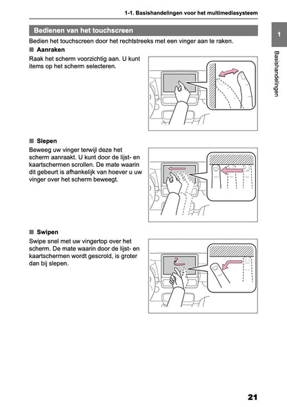 2025-2026 Toyota Yaris Hybrid Navigation Manual | Dutch