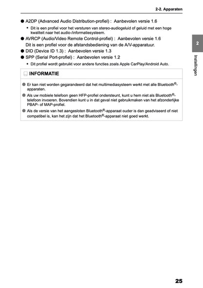 2025-2026 Toyota Yaris Hybrid Multimedia Handleiding | Nederlands