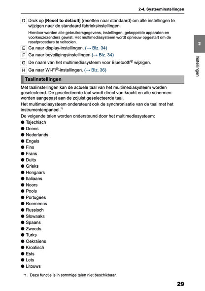 2025-2026 Toyota Yaris Hybrid Multimedia Handleiding | Nederlands