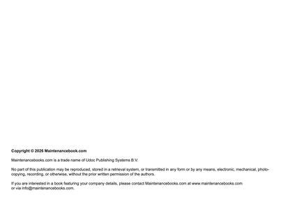 Audi Maintenance Book | English