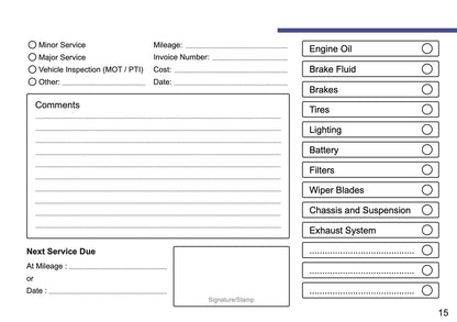 Audi Maintenance Book | English