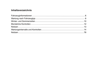 BMW Maintenance Book | German