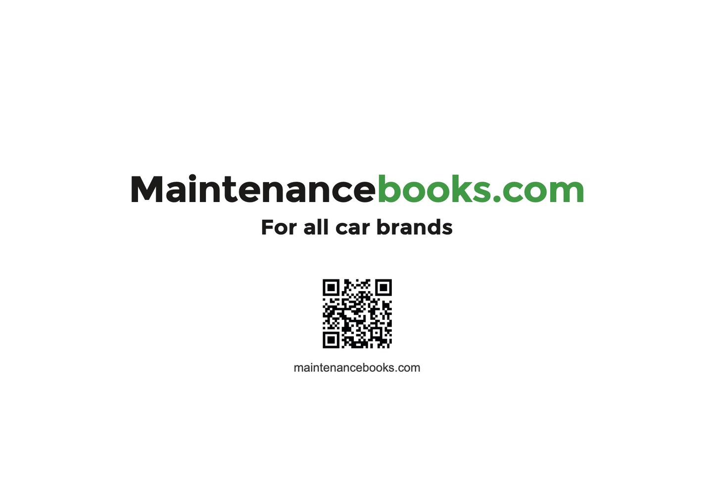 BMW Maintenance Book | English