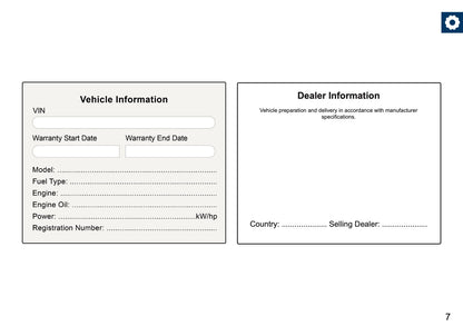 BMW Maintenance Book | English