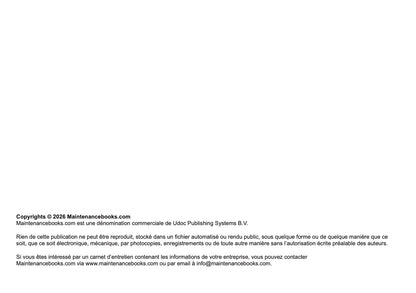 Citroën Maintenance Book | French