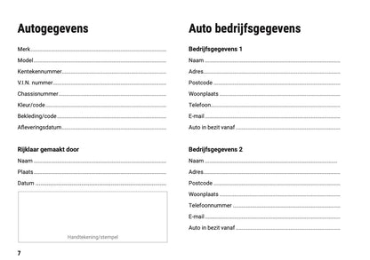 Cupra Maintenance Book | Dutch