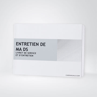DS Automobiles Maintenance Book | French