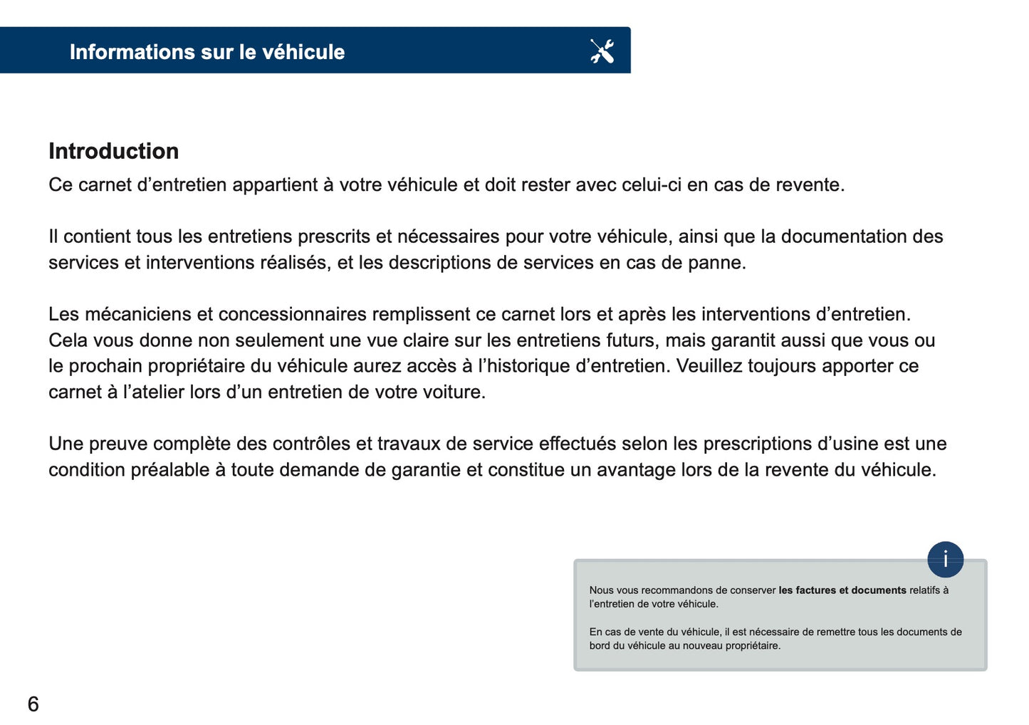 Jeep Maintenance Book | French