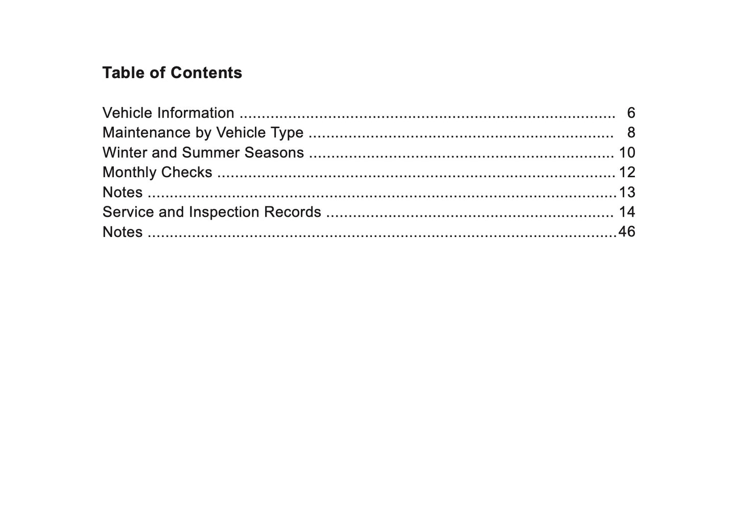 Jeep Maintenance Book | English