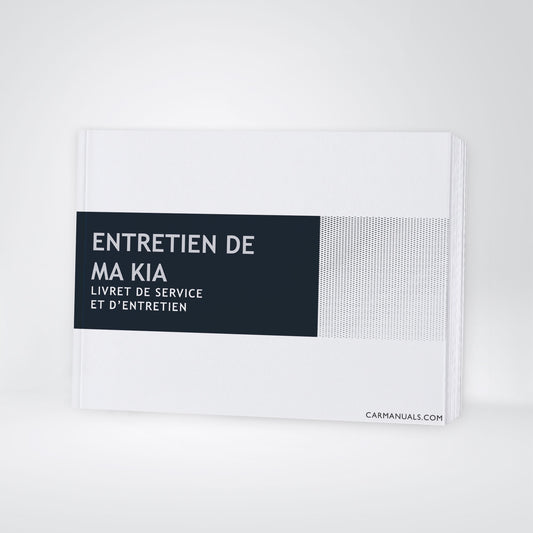 Kia Maintenance Book | French