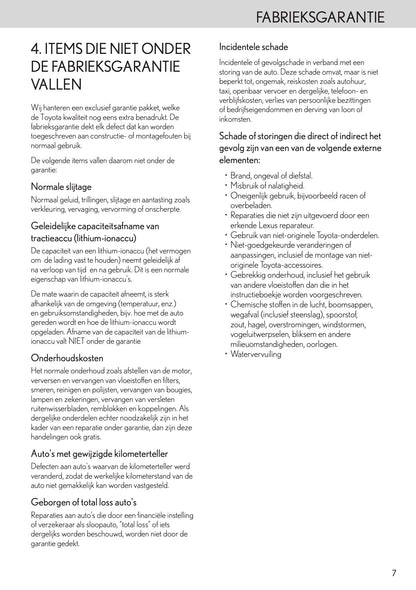 2024 Lexus Maintenance Book | Dutch