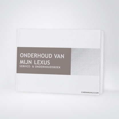 Lexus Onderhoudsboekje | Nederlands