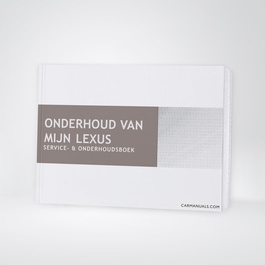 Lexus Maintenance Book | Dutch