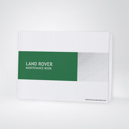 Land Rover Maintenance Book | English