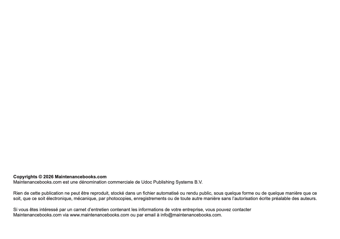 Land Rover Livret d'entretien | Français