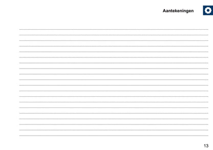 Land Rover Maintenance Book | Dutch