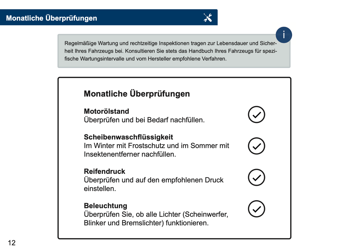 Mercedes-Benz Maintenance Book | German