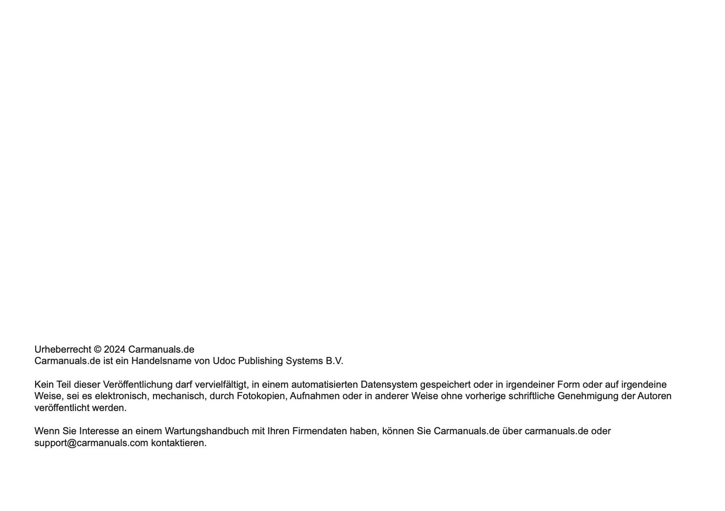 Serviceheft Mini | Deutsch