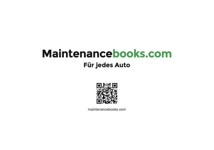 Peugeot Maintenance Book | German
