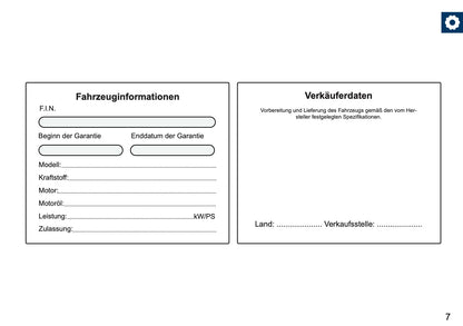 Serviceheft Seat | Deutsch