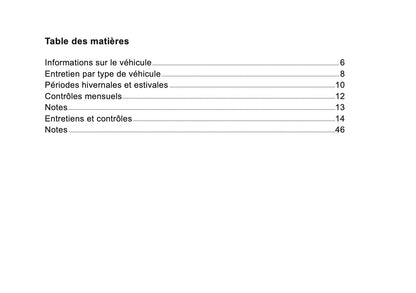 Seat Maintenance Book | French