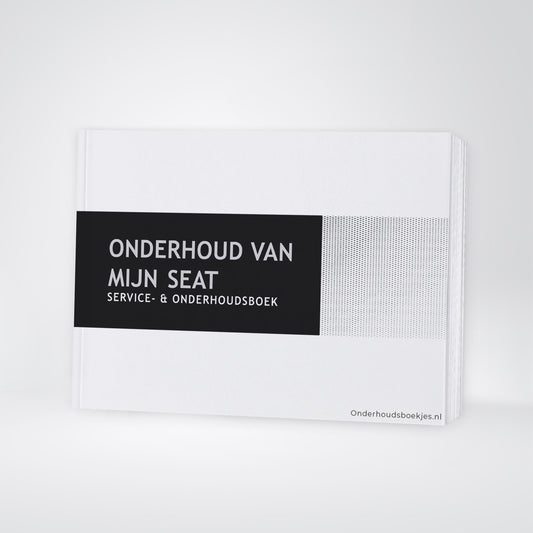 Seat Maintenance Book | Dutch