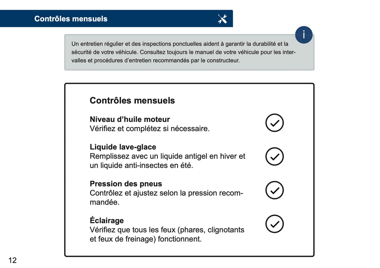 Skoda Maintenance Book | French