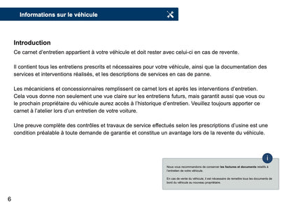 Skoda Maintenance Book | French