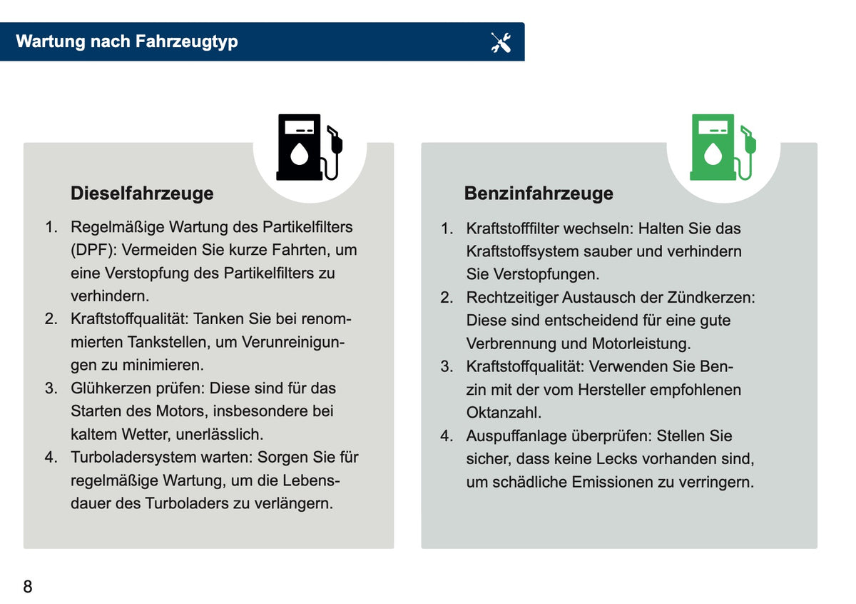 Suzuki Maintenance Book | German