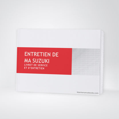 Suzuki Livret d'entretien | Français