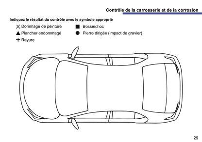 Toyota Maintenance Book | French