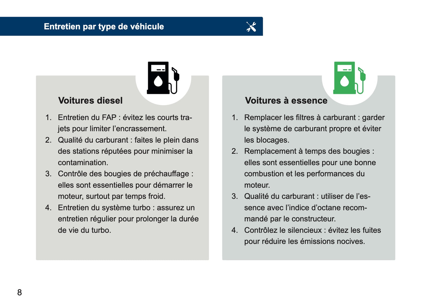 Volvo Maintenance Book | French