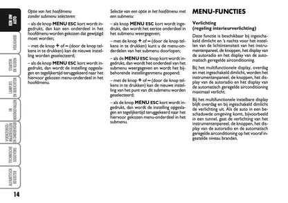 2010-2011 Abarth 500 Owner's Manual | Dutch