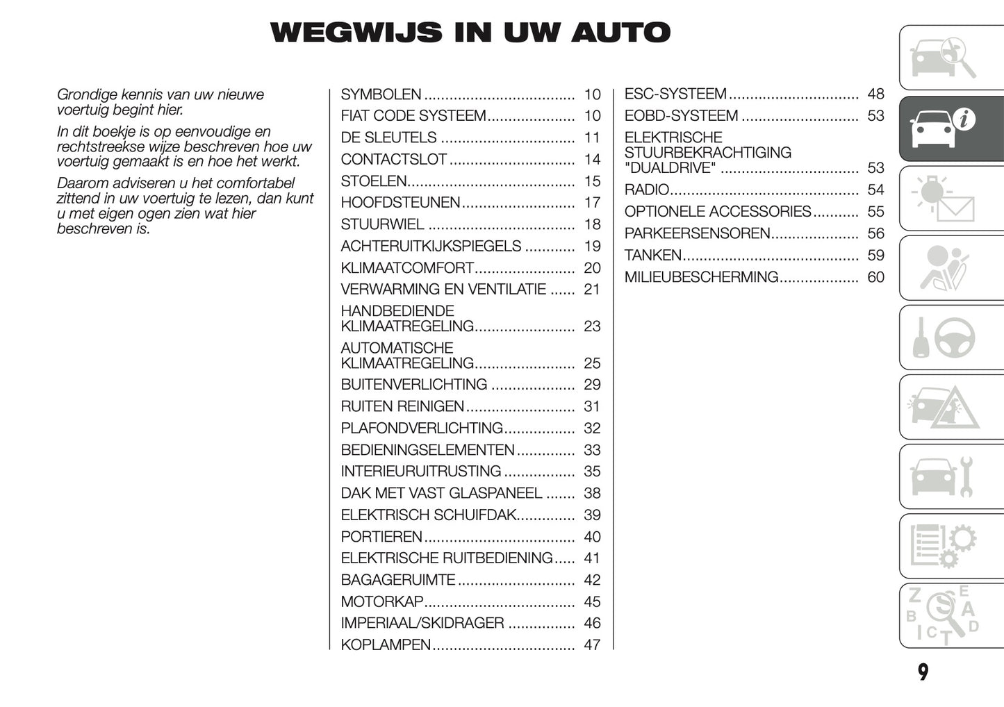 2014 Abarth 500 Owner's Manual | Dutch