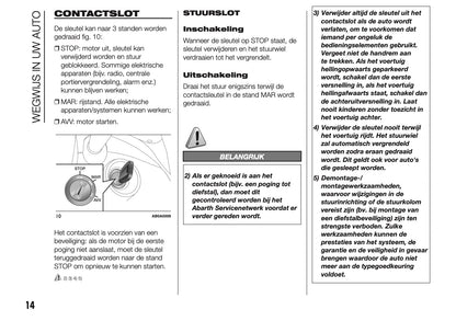 2014 Abarth 500 Owner's Manual | Dutch