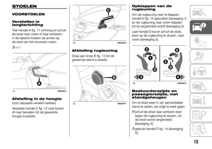 2014 Abarth 500 Owner's Manual | Dutch