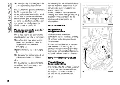 2014 Abarth 500 Owner's Manual | Dutch