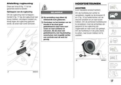 2014 Abarth 500 Owner's Manual | Dutch