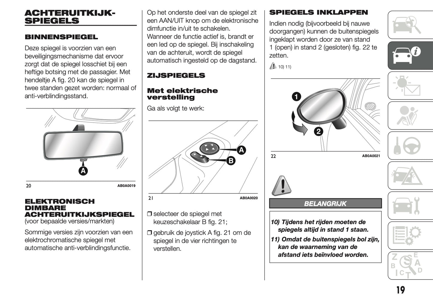 2014 Abarth 500 Owner's Manual | Dutch
