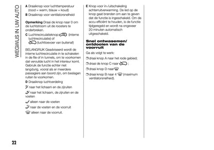 2014 Abarth 500 Owner's Manual | Dutch