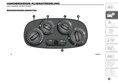2014 Abarth 500 Owner's Manual | Dutch