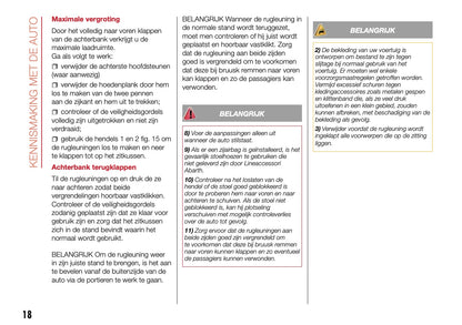 2016-2017 Abarth 500/595 Owner's Manual | Dutch