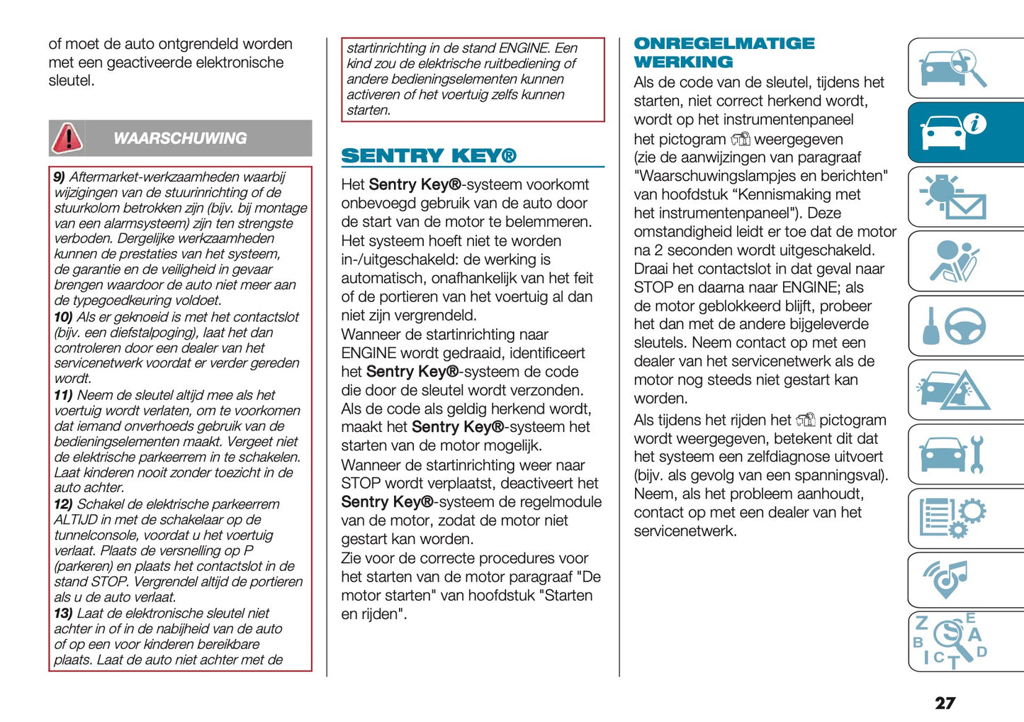 2024-2025 Abarth 500e Gebruikershandleiding | Nederlands
