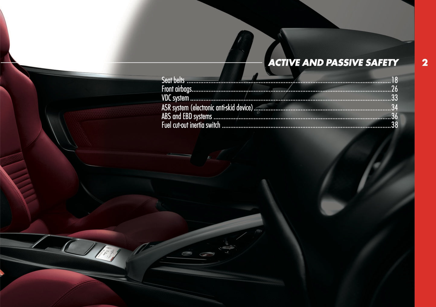 2009-2010 Alfa Romeo 8C Spider Owner's Manual | English