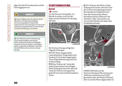 2020-2021 Alfa Romeo Giulia Owner's Manual | German