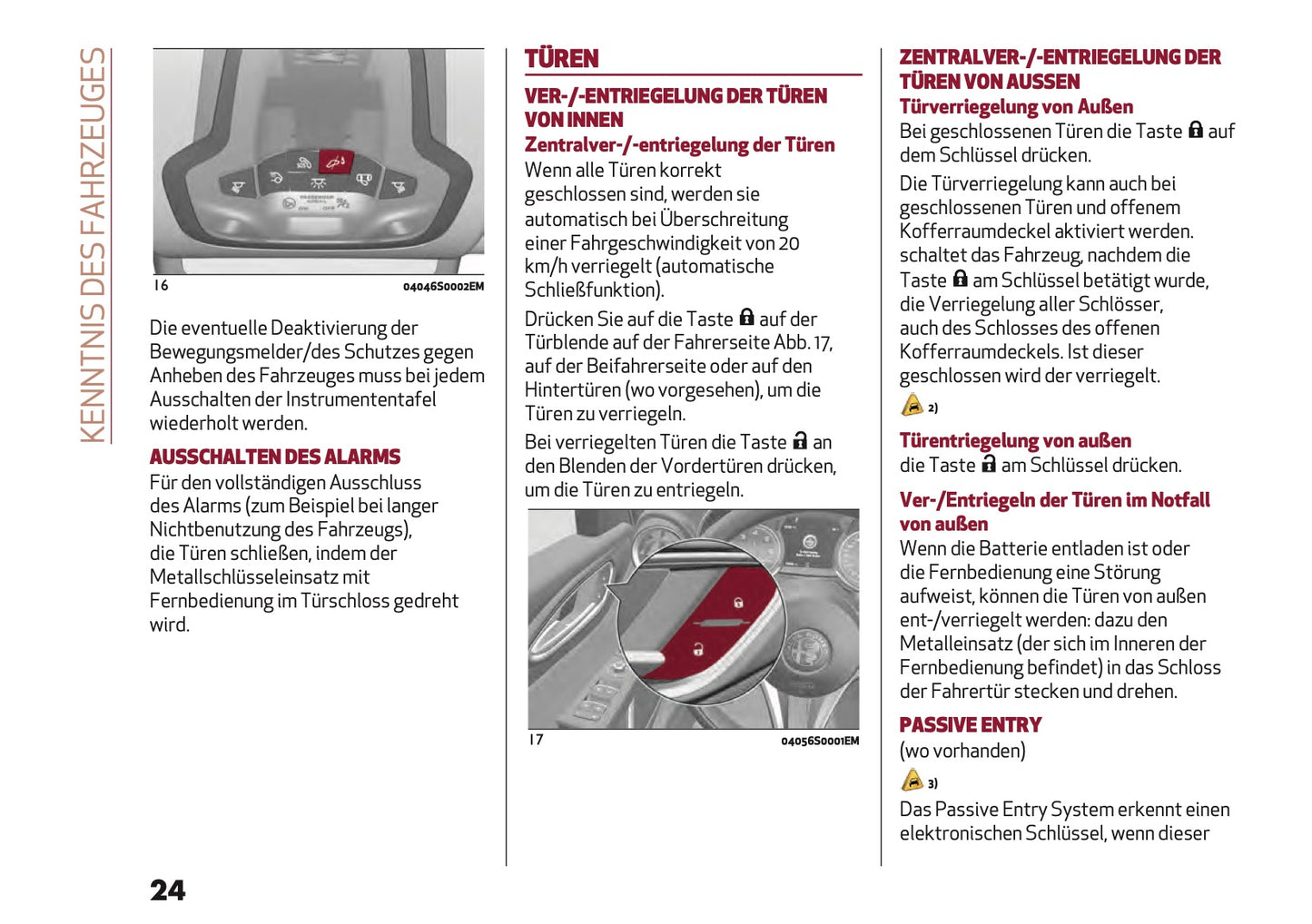 2020-2021 Alfa Romeo Giulia Owner's Manual | German