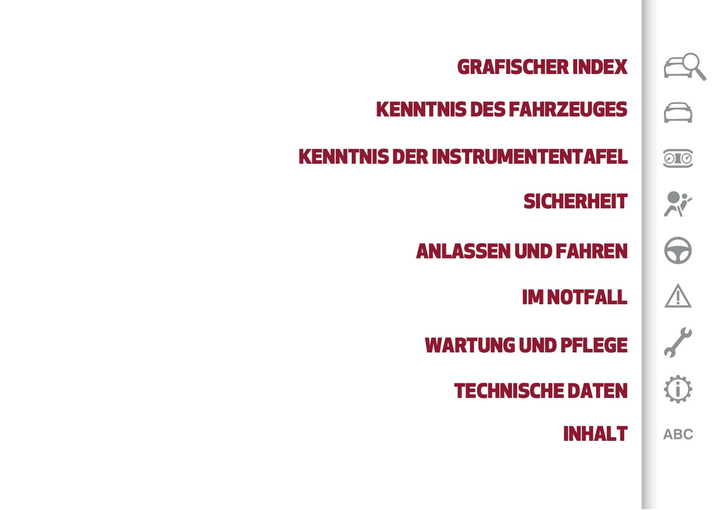 2020-2021 Alfa Romeo Giulia Owner's Manual | German