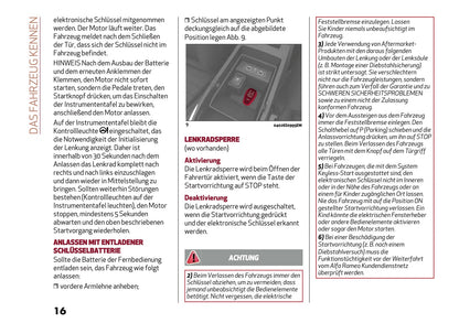 2023 Alfa Romeo Giulia Owner's Manual | German