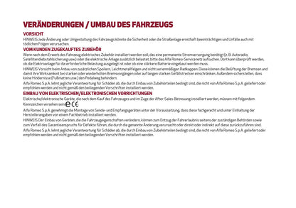 2023 Alfa Romeo Giulia Owner's Manual | German